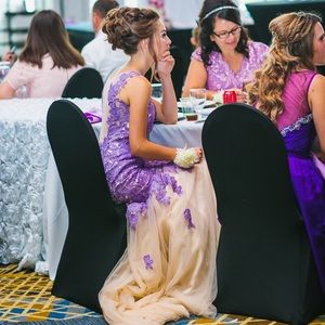 3D Floral Tulle Mermaid Dress